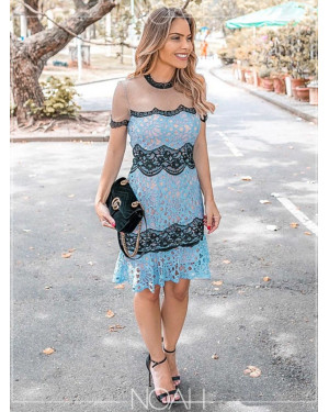 Vestido sino em renda | Moda Evangelica